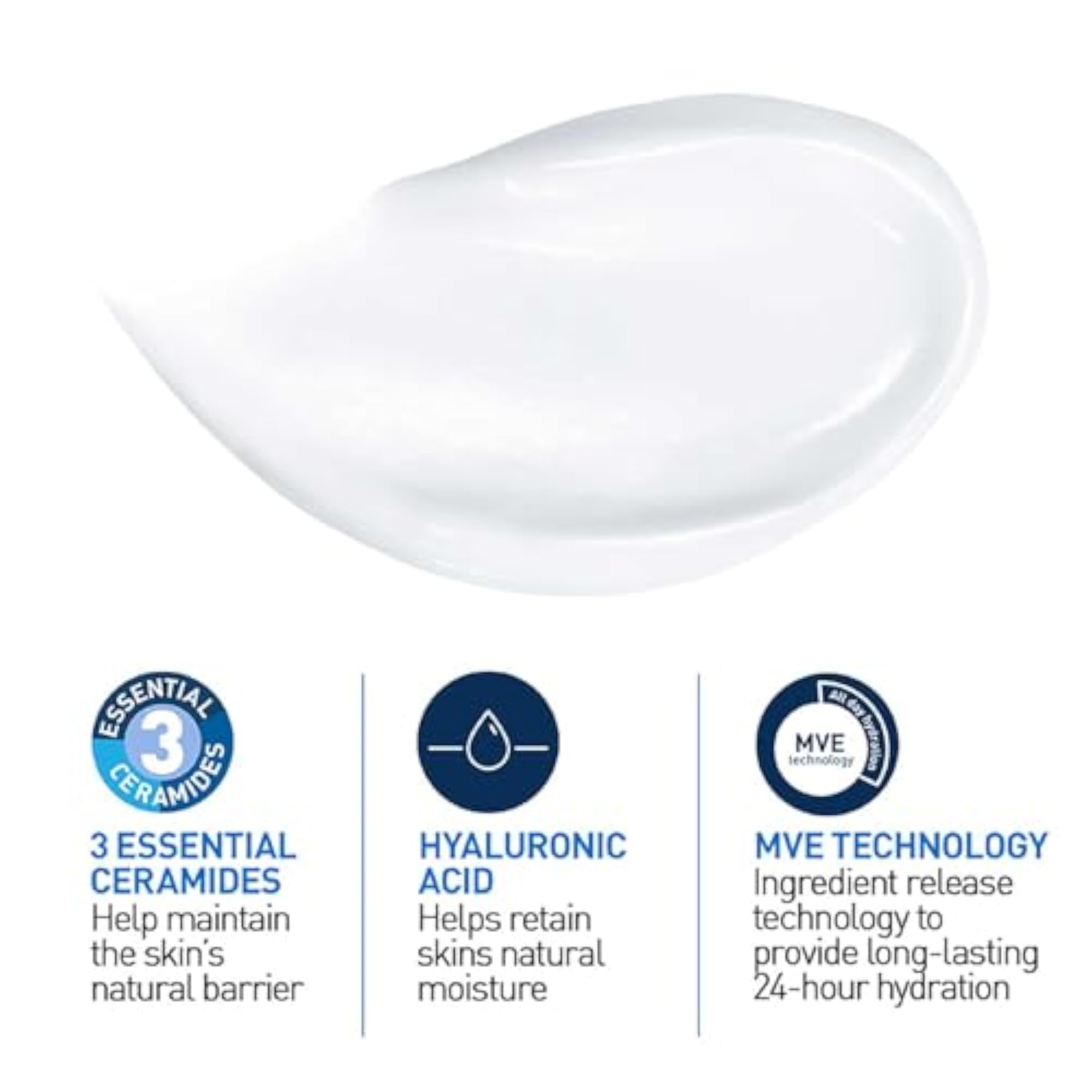 CeraVe Moisturizing Cream for Dry Skin, Essential Care